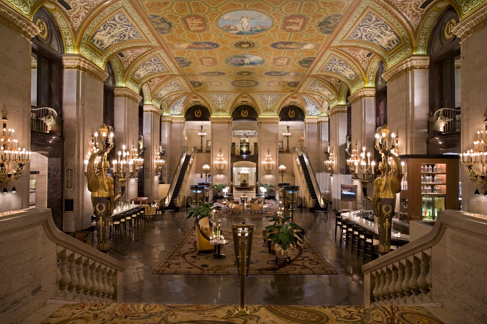 Wine and Spirits Travel Palmer House Hilton, Elegance of Europe in