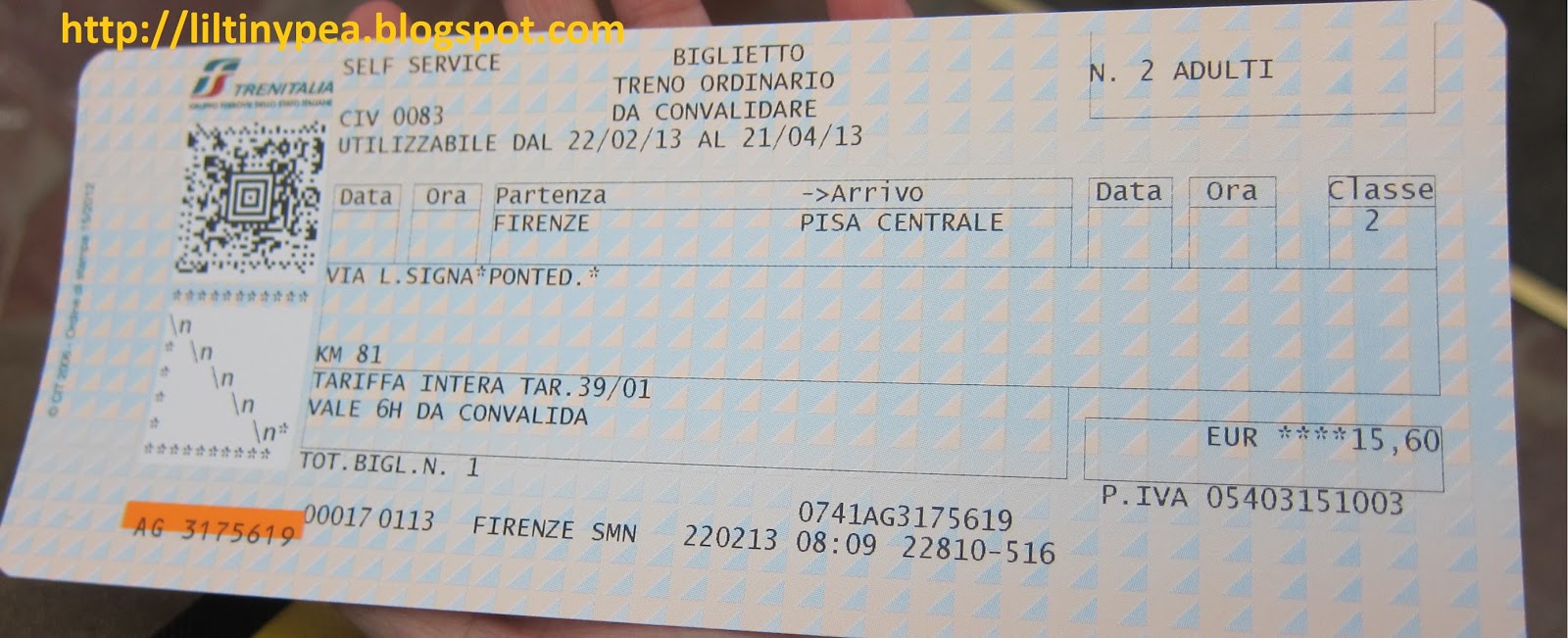 Tiny Pea's Travel & Foodie experiences [Travel] Florence 3 days 2