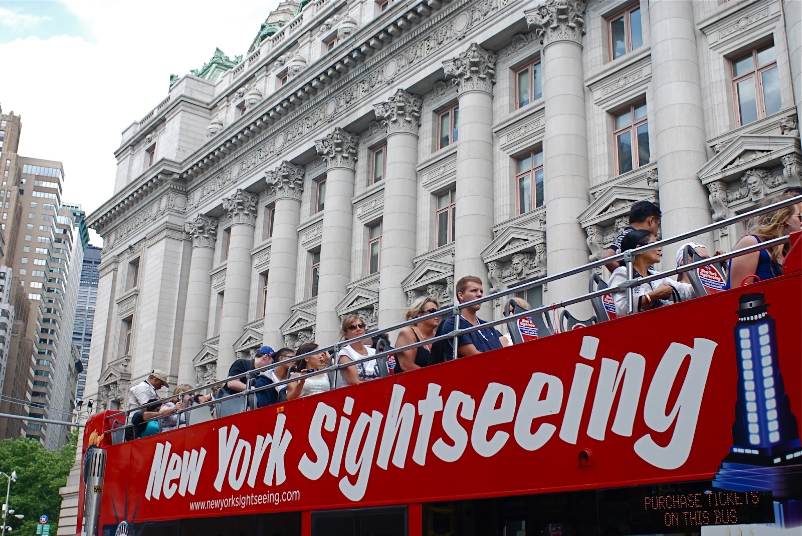 NYC ♥ NYC Red Double Decker New York Sightseeing Tour Bus