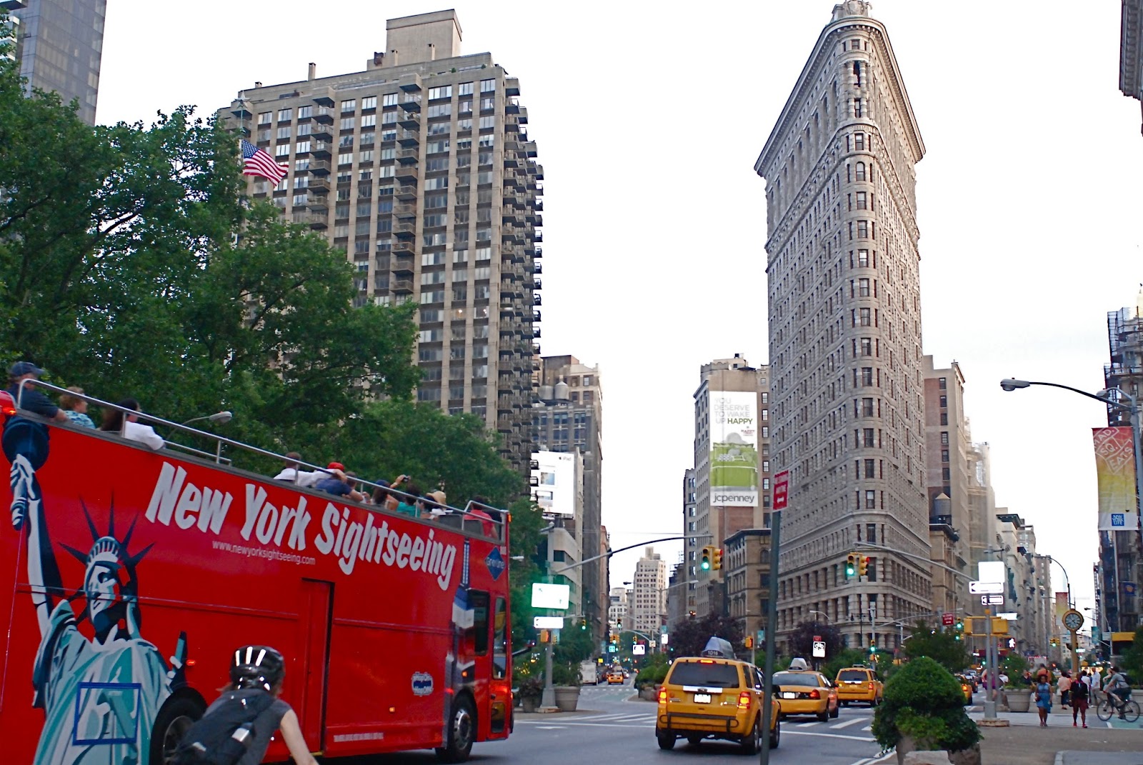 NYC ♥ NYC Red Double Decker New York Sightseeing Tour Bus